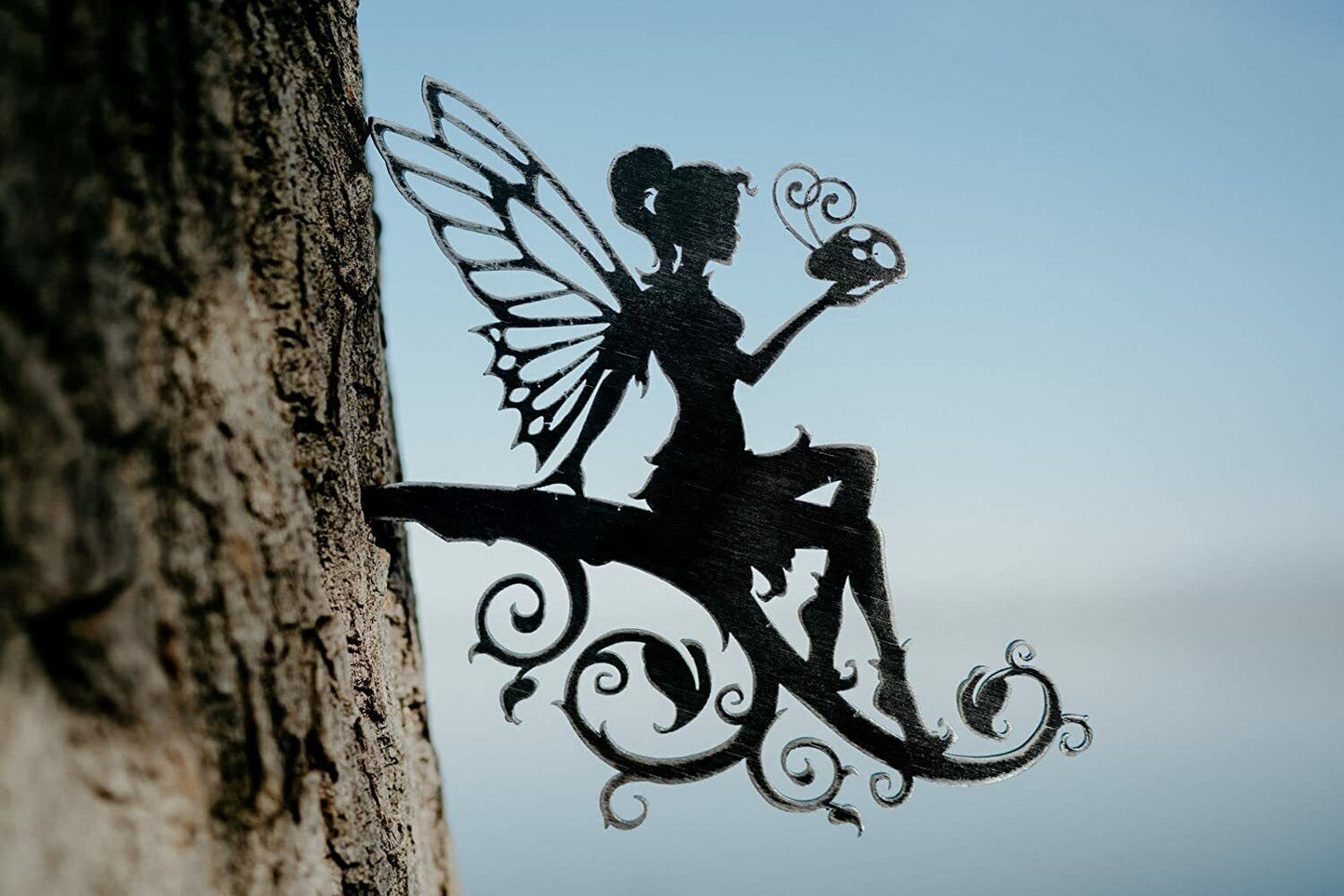 Vine Fairy Decoration |Fairy Garden Art |Backyard Art | Tree Art |Silhouette Art