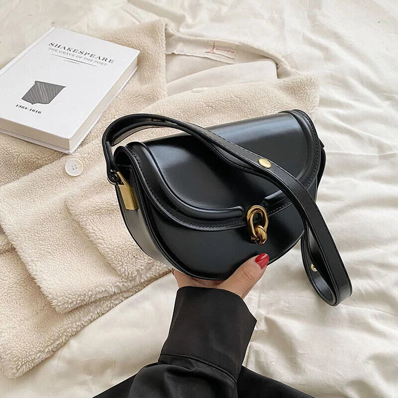 Saddle Crossbody Bags Women PU Leather Small Shoulder Handbags and Purses Bag