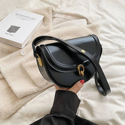 Saddle Crossbody Bags Women PU Leather Small Shoulder Handbags and Purses Bag