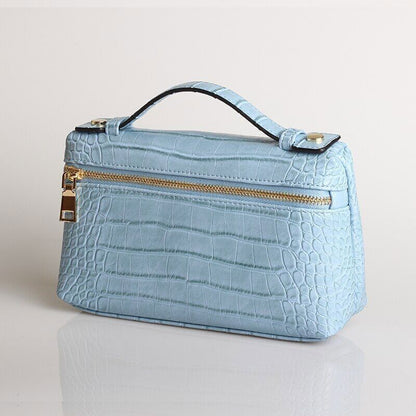 Pattern PU Leather Clutch Bag Women Trendy Make Up Handbag Purse Bag