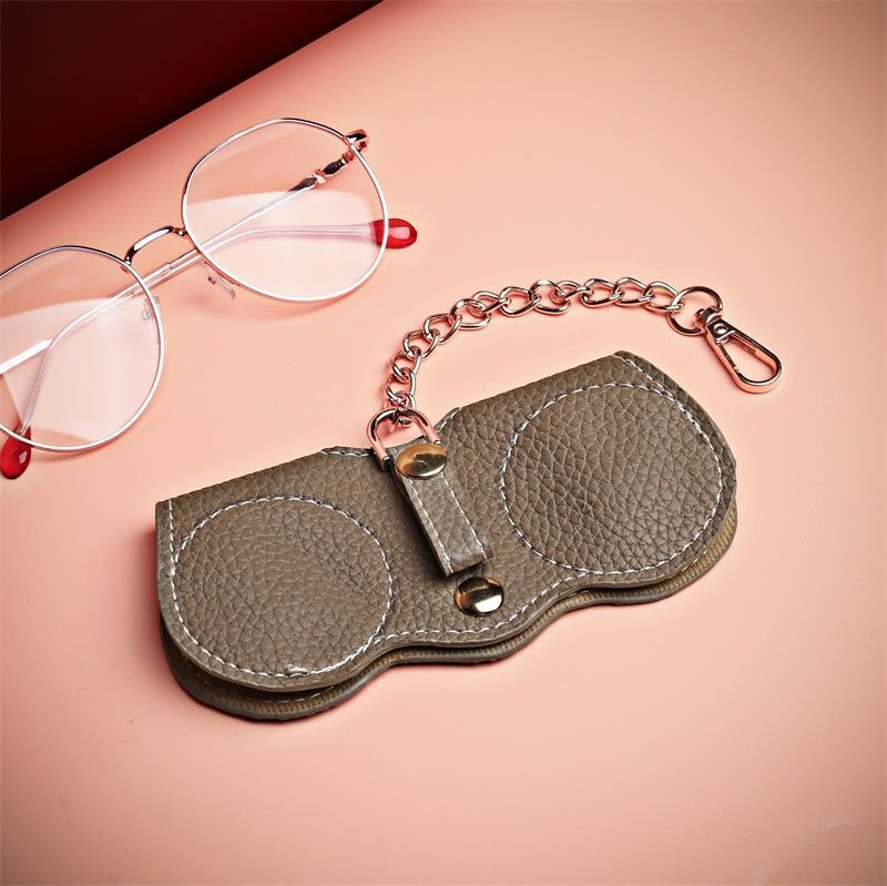 Vintage Glasses Case Luxury Eyewear Accessories Sunglasses Holder Bag 14.5*1*7CM