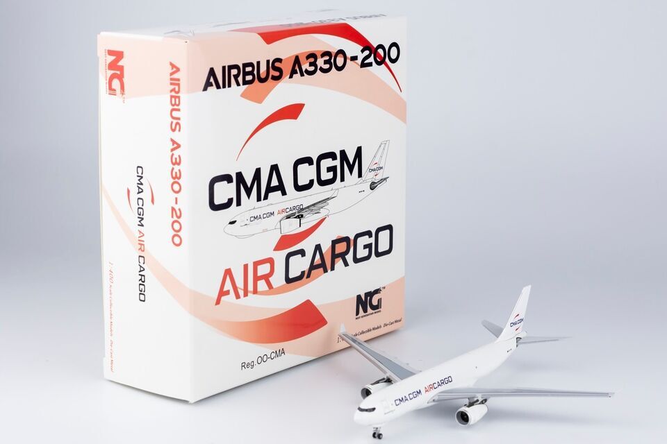 1:400 NG Model CMA CGM AirCargo AIRBUS A330-200F Airplane Diecast Aircraft Model