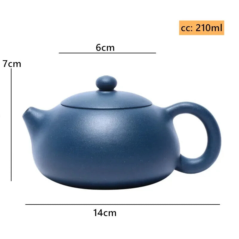 Chinese Yixing Tea Pot Purple Clay Xi Shi Teapot Handmade Kettle Tea Gift 210ml