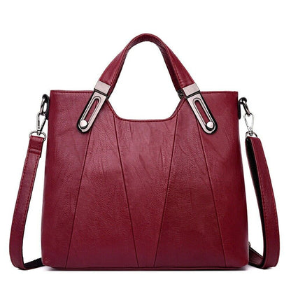 brand luxury women pu leather shoulder bag handbag messenger tote bag