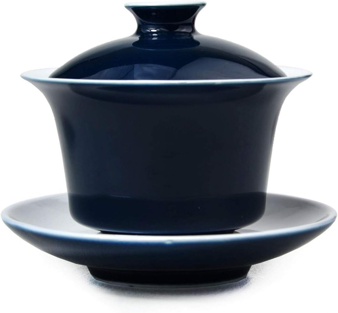 Porcelain Gaiwan 5oz/150ml Teacup Chinese Cover Bowl Tea Cup Lid Saucer Set