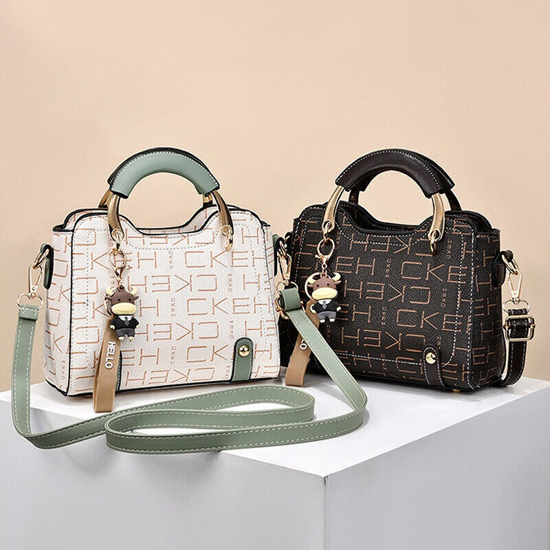 Women Faux Leather Handbags Shoulder Messenger Satchel Tote Crossbody Bags Purse