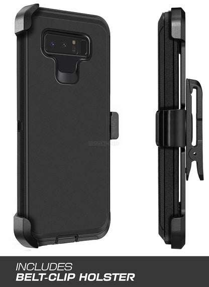 For Samsung Galaxy Note 8 Heavy Duty Rugged Hard Soft Case / Clip Holster Stand