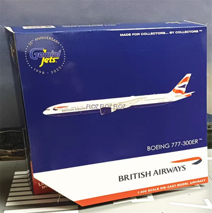 for GeminiJets British airways for Boeing 777-300ER G-STBH 1:400 plane Pre-built
