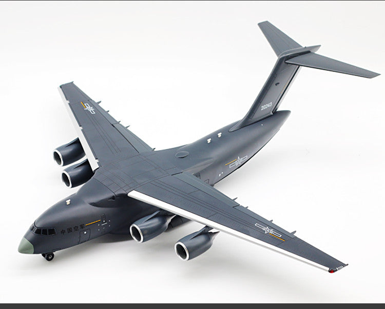 1:88 51CM AF1 China Air Force Y-20 Transport Airplane Diecast Aircraft Model