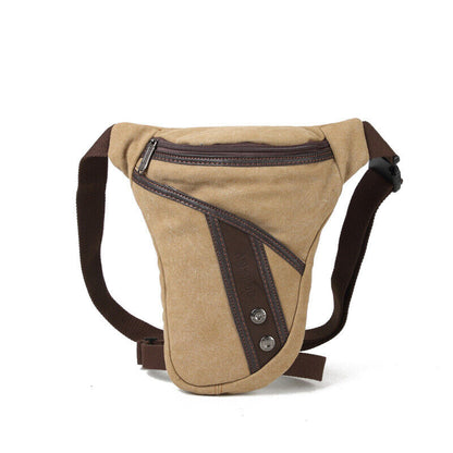 Thigh Fanny Pack Drop Bag Motorcycle Riding Shoulder Pouch Crossbody Leg Bag Men