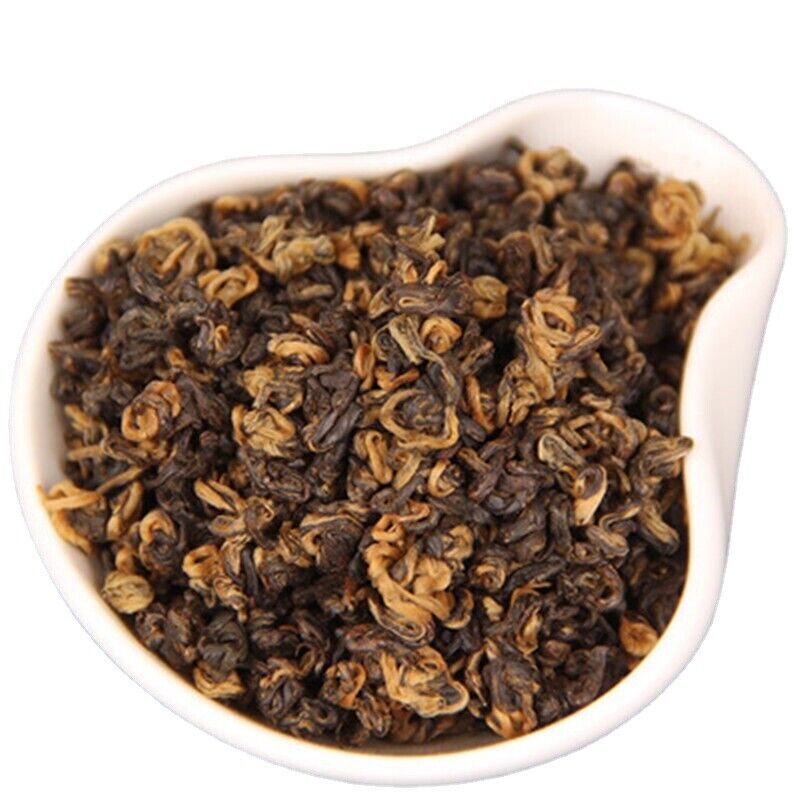 200g Curled Dian Hong Tea Organic Healthy Drink Yunnan Dian Hong Tea Black Tea