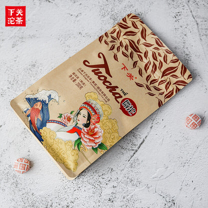 XIAGUAN Brand Wei Tuo Pu-erh Tea Mini Tuo Cha 200g Ripe Puer Tea Shu Tuocha
