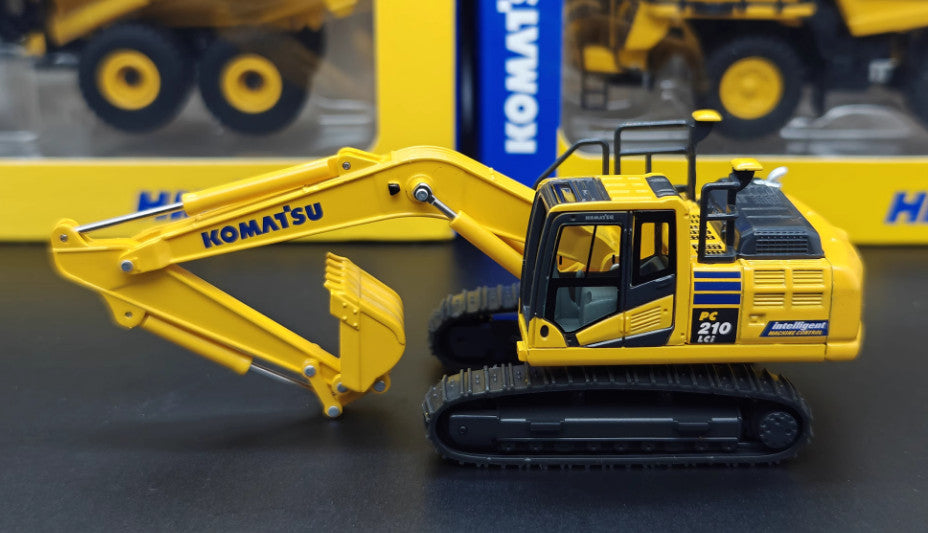 1:87 PC210LCi-10 Excavator Contruction Machine Equipment Diecast Metal Model