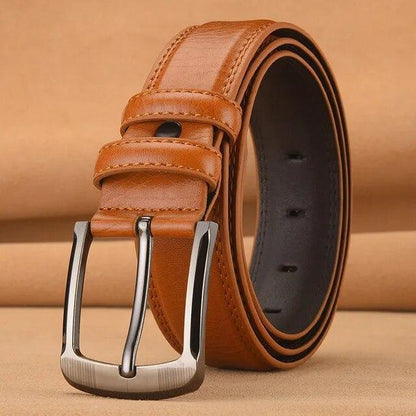 Genuine Cowhide Leather Belts for Men Causal Men's Belt Men's Classic Dress Belt