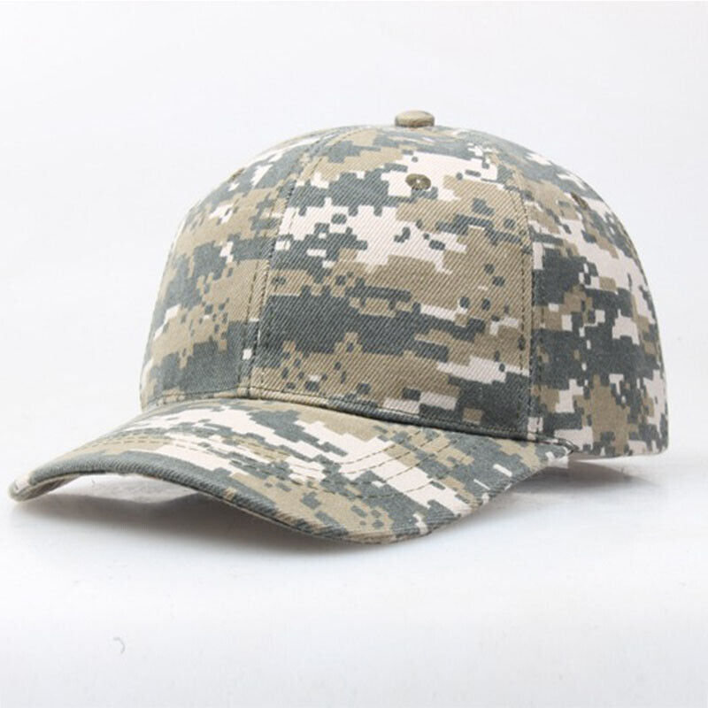 Mens Womens Camouflage Baseball Cap Army Hat Camo Military Fishing Leisure Cap~ಇ