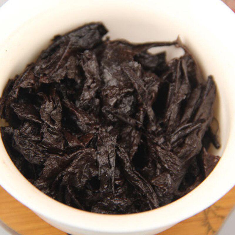 250g Yunnan Old Ripe Puer Tea Brick Made Puer Material Ancient Tree Shu Pu-erh