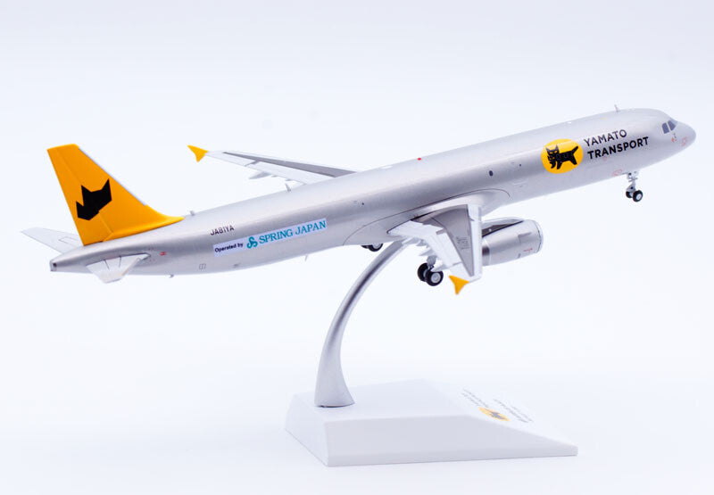 1:200 JC Wings SPRING JAPAN AIRBUS 321 Passenger Airplane Diecast Aircraft Model