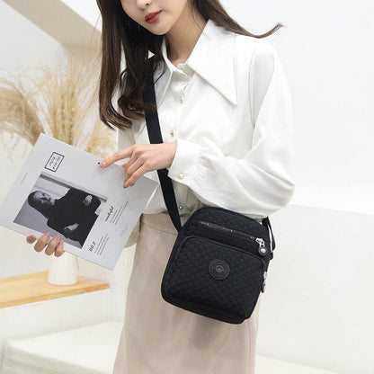 Vintage Shoulder Bag Crossbody Purse Nylon Handbag Satchel Tote Nylon Shell Bags