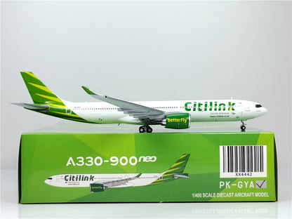 1:400 JC Wings CITILINK AIRBUS A330-900neo Passenger Airplane Diecast Model