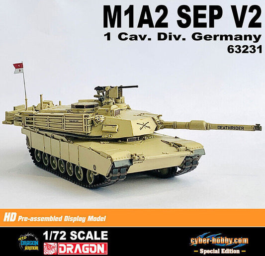 Dragon 63231 1/72 U.S M1A2 SEP Main Battle Tank Limited Edition Finished Model