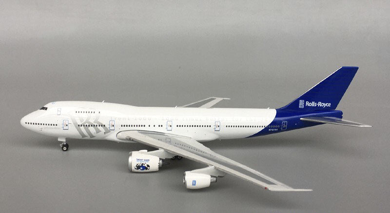 Phoenix for Rolls Royce for Boeing 747-200 N787RR Old painting 1/400 Plane Model