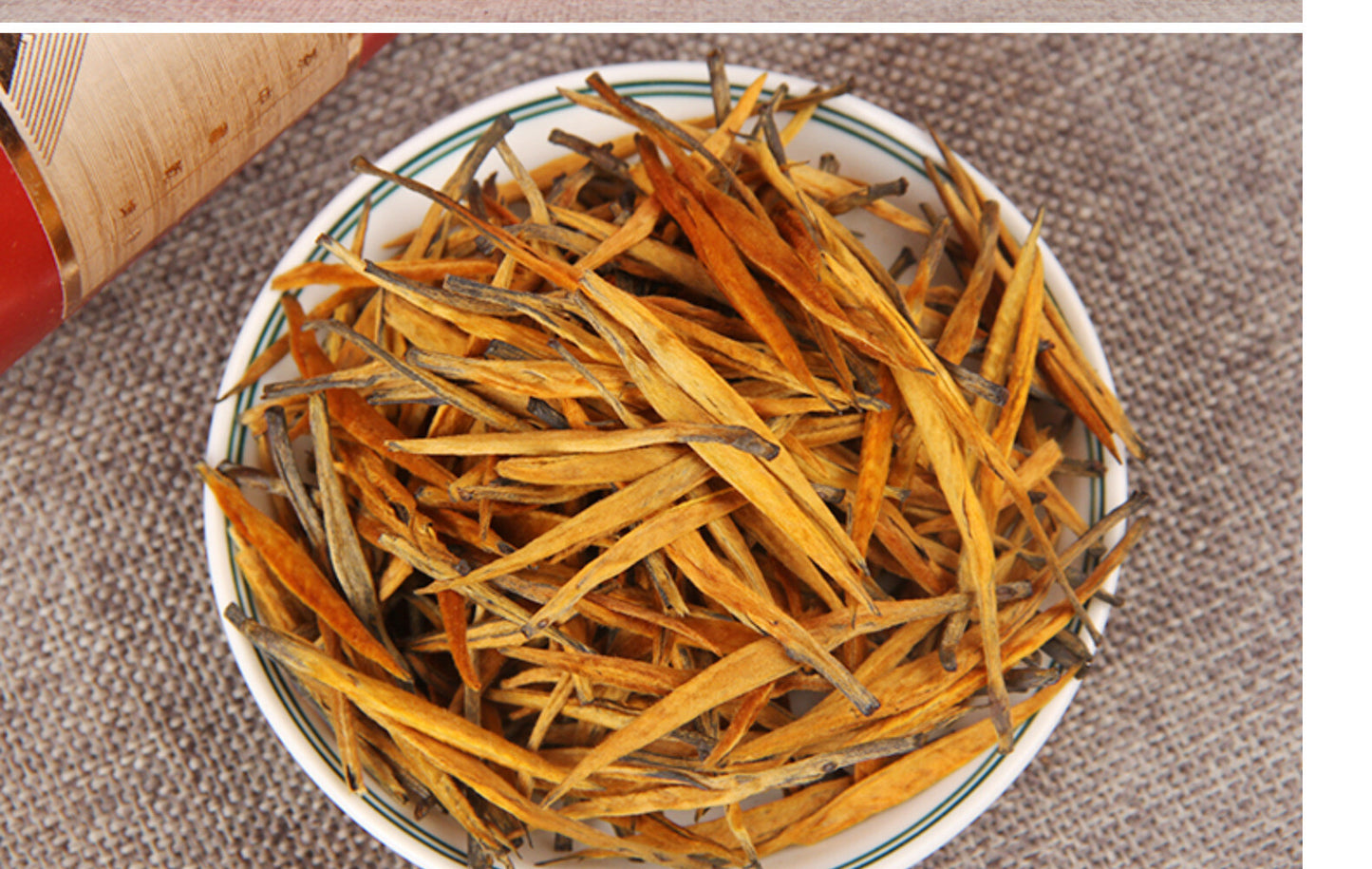 Yunnan Gold Needle Dian Hong Golden Tip Dianhong Black Tea 250g