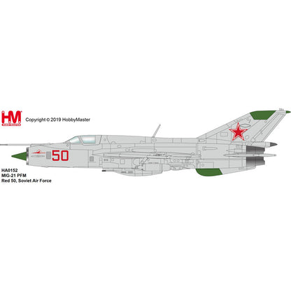 1/72 Soviet Air Force MiG 21 MIG-21 PFM Red 50 Fighter Model