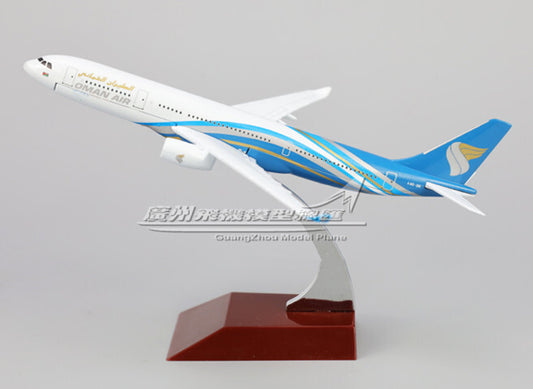 16cm OMAN AIR AIRBUS A330 Passenger Airplane Aeroplane Diecast Aircraft Model