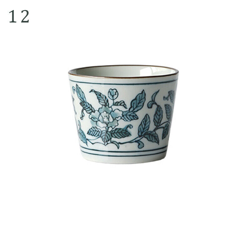 Japanese Style Ceramic Tableware Straight Cup Porcelain Tea Cup Sake Mug GIft