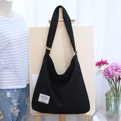 Womens Hobo Large Canvas Shoulder Bag Messenger Bag Travel Handbag Tote Bag