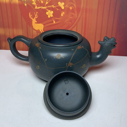 Vintage Chinese Yixing Purple Clay Teapot Zisha Ceramic Exquisite Unique Teaware