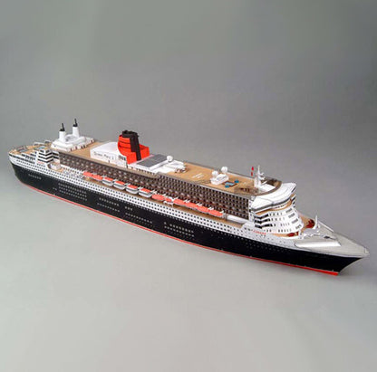 1/400 Queen Mary II Cruise Liner Ship 3D Paper Model Craft Display Unassembled B