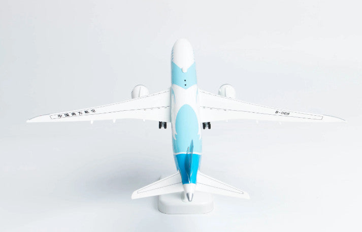 32CM 1:200 Risesoon China Southern Boeing 787-9 Airplane ABS Plastic Plane Model