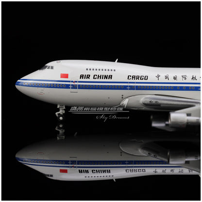 1:400 JC Wings Air China Cargo Plane B747-200(SF) Diecast Aircraft Model