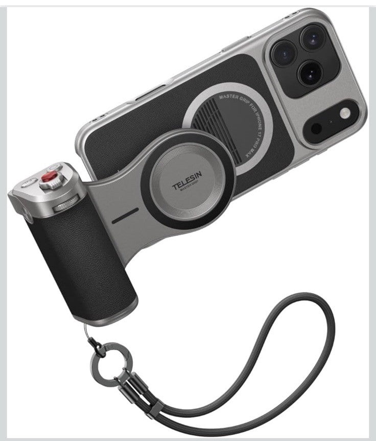TELESIN Magnetic Master Grip Kit for iPhone 17 Pro Case And Grip Open Box SMALL