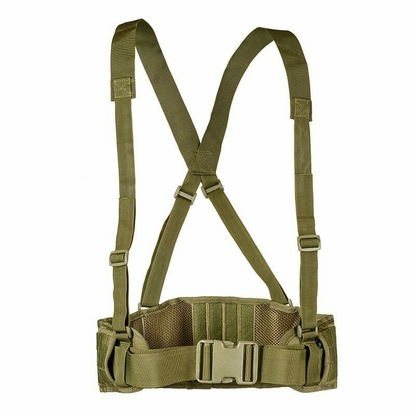 Army War Battle Belt Military Tactical Nylon Waist Bag Tools Carrier CS Belt