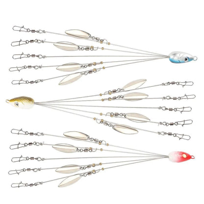 Umbrella Alabama Rig 4 Blades 5 Arms Alabama Rig Bass Fishing Lure Bait Tool Lot
