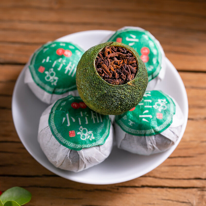 Premium Pu'er Xinhui Green Orange Peel Chenpi Citrus Puer Puerh Ripe Tea 250g