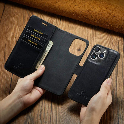 Detachable Magnetic Leather Phone Case – Wallet Kickstand Cover