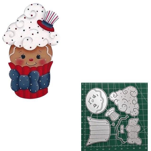 Cutting Dies Gingerbread Layering Dies Craft Scrapbooking Card Making