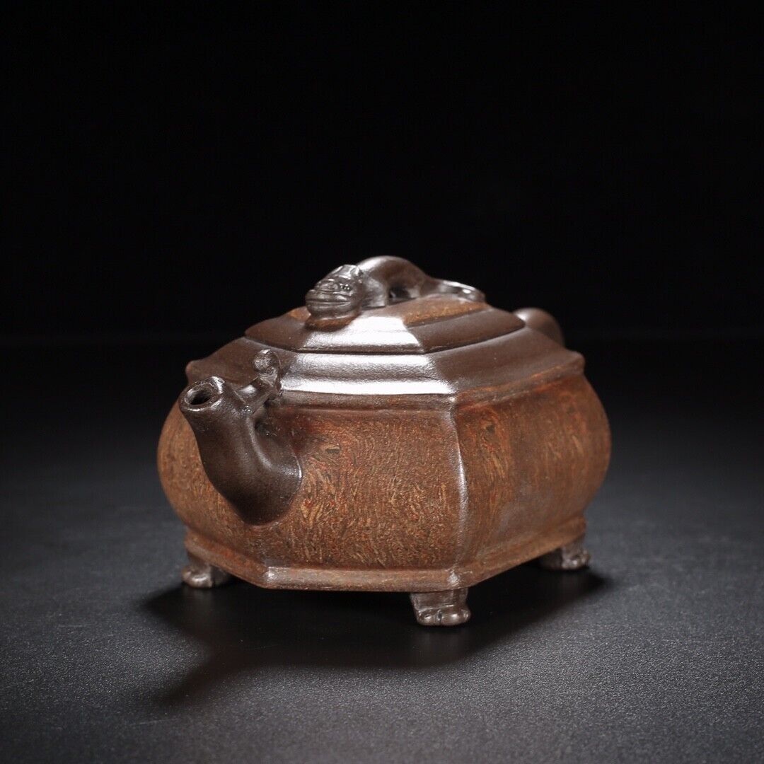 Chinese Yixing Zisha Clay Handmade Exquisite Teapot（螭龙 底款：吕尧臣）