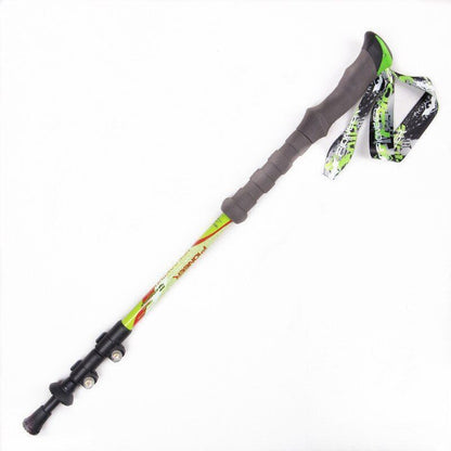 1pc/pair Carbon Fiber Nordic Walking Cane Trekking Pole Telescopic Sticks Green