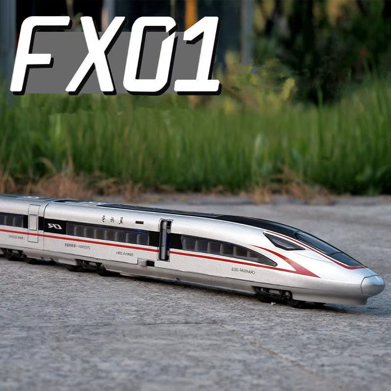 Alloy High-Speed Train Model Diecast Metal Toy Rail Electric High-Speed Train Me