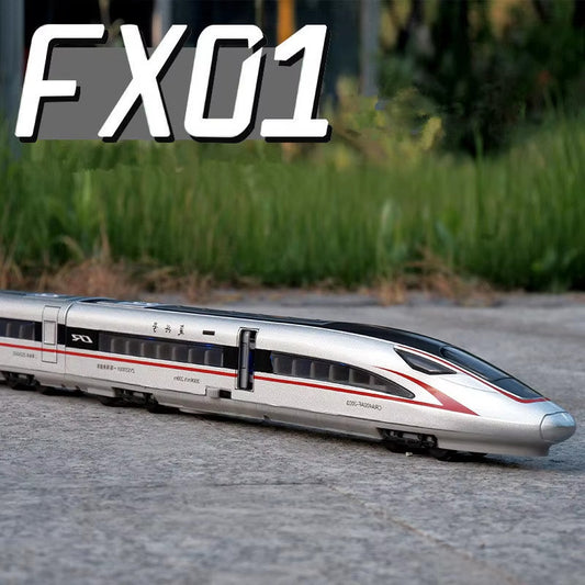Alloy High-Speed Train Model Diecast Metal Toy Rail Electric High-Speed Train Me