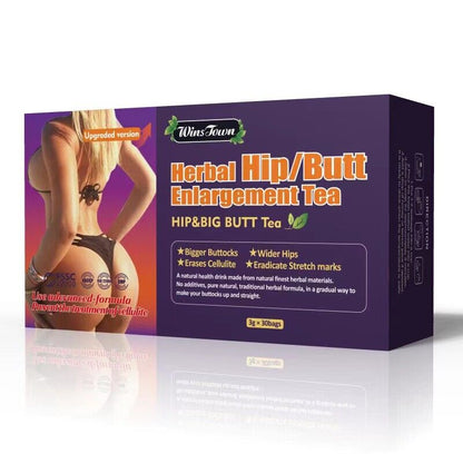 Natural Herbal Hip big Butt Enlargement Tea Bigger Buttocks Wider 2boxes