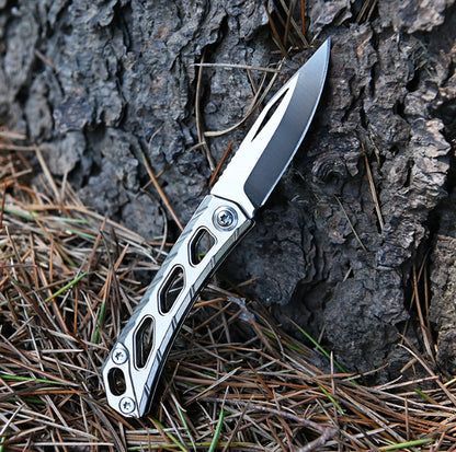 New Titanium Alloy Mini Knife Small Pocket Key chain Folding Knife Pendants Gift
