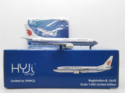 HYJLwings Air China for Boeing B737-800 B-2645 1/400 Aircraft Pre-built Model