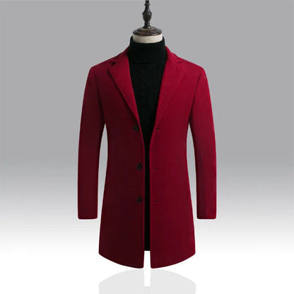 Men Jackets Men Slim Fits Coats Business Mens Long Winter Outwears