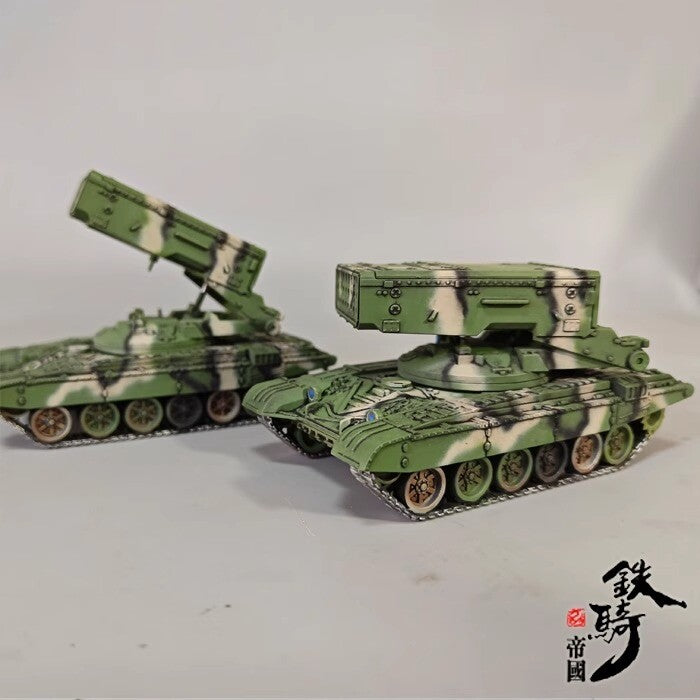 1/72 Scale TOS_1 Self-propelled Rocket Launcher Spitfire Tank Model Ornament