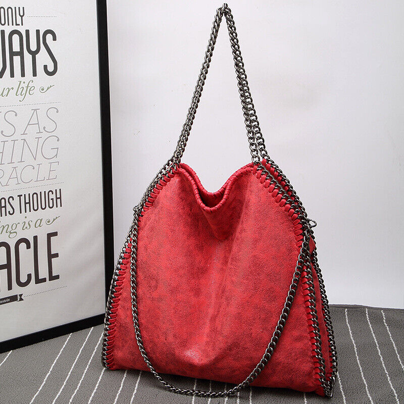 Frosted Material Handbag Woven Foldable Shoulder Women Multi-Funcation Bag Big